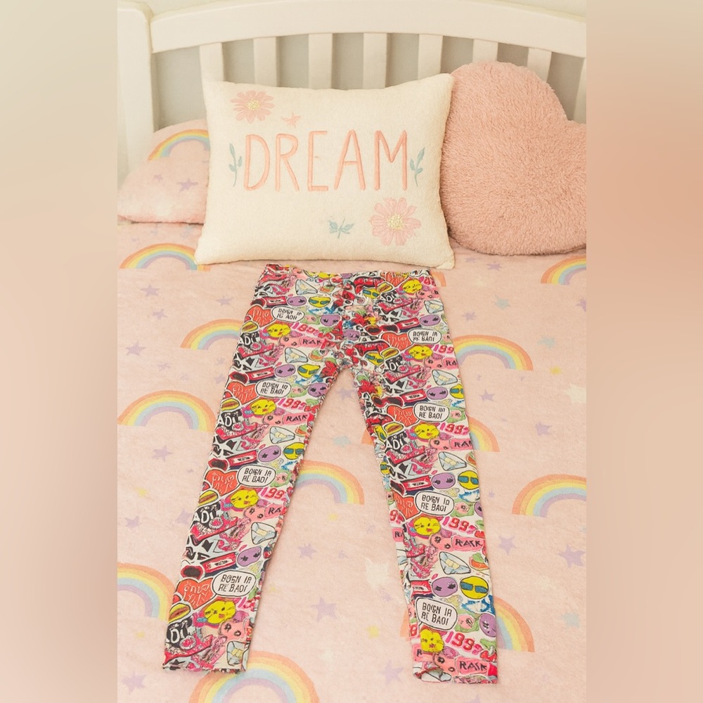 L.O.L. Surprise! Colorful Graphic Kids Leggings - Size 10-12 (Girls)